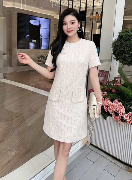fashion dress white women's summer 2023 spring/summer fashionable french luxury style celebrity style round neck short sleeve temperame, Black;gray
fashion dress white women's summer 2023 spring/summer fashionable french luxury style celebrity style round neck short sleeve temperame, Black;gray