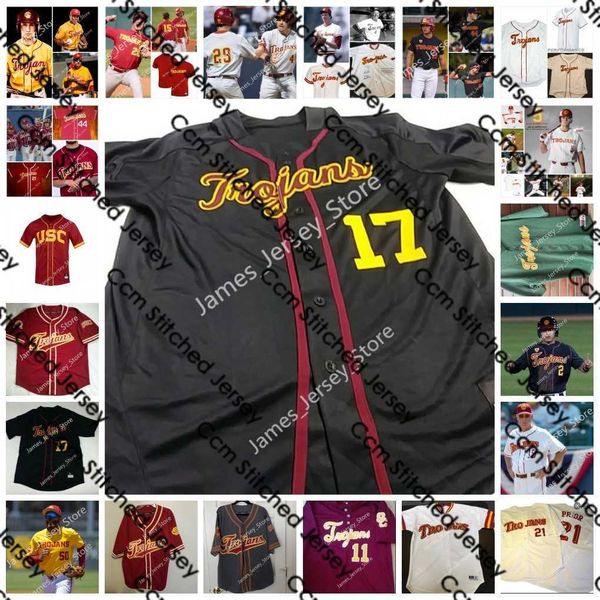 2022 ncaa custom usc trojans stitched college baseball jersey 18 josh blum 20 ethan hoopingarner 21 adrian colon-rosado 22 clay owens 23 cha, Black
2022 ncaa custom usc trojans stitched college baseball jersey 18 josh blum 20 ethan hoopingarner 21 adrian colon-rosado 22 clay owens 23 cha, Black