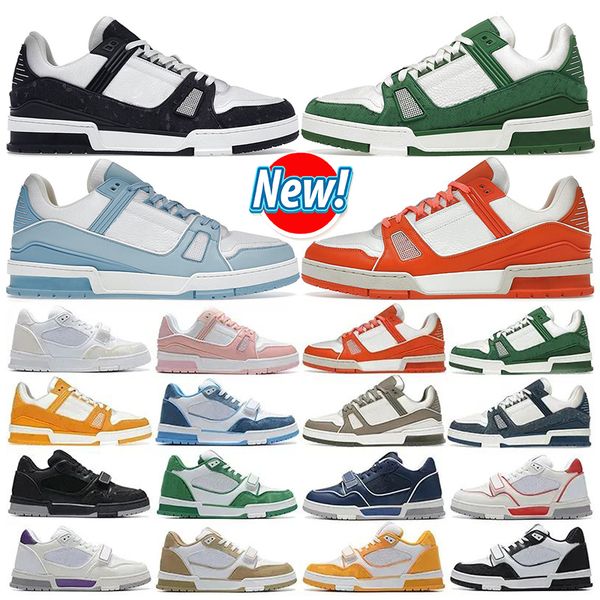 Luxury designer casual shoes embossed Trainer Sneaker triple white pink sky blue Abloh black green yellow denim low virgil trainers sneakers shoe mens women
Luxury designer casual shoes embossed Trainer Sneaker triple white pink sky blue Abloh black green yellow denim low virgil trainers sneakers shoe mens women