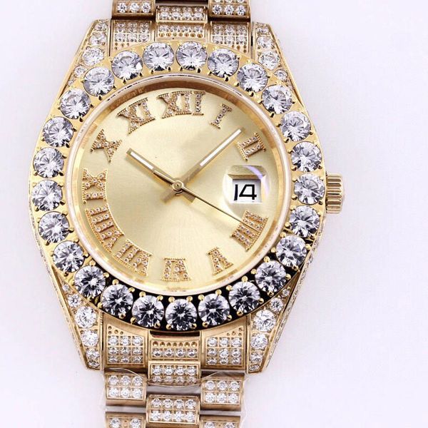 diamond watche mens watch automatic mechanical wristwatch 43mm wristwatches sapphire stainless steel strap waterproof montre de luxe shinny, Slivery;brown
diamond watche mens watch automatic mechanical wristwatch 43mm wristwatches sapphire stainless steel strap waterproof montre de luxe shinny, Slivery;brown