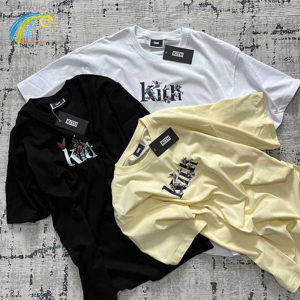 men's t-shirts men women casual fashion flower bird printing kith t shirt 100% cotton black white apricot loose kith tee inside tags, White;black
men's t-shirts men women casual fashion flower bird printing kith t shirt 100% cotton black white apricot loose kith tee inside tags, White;black