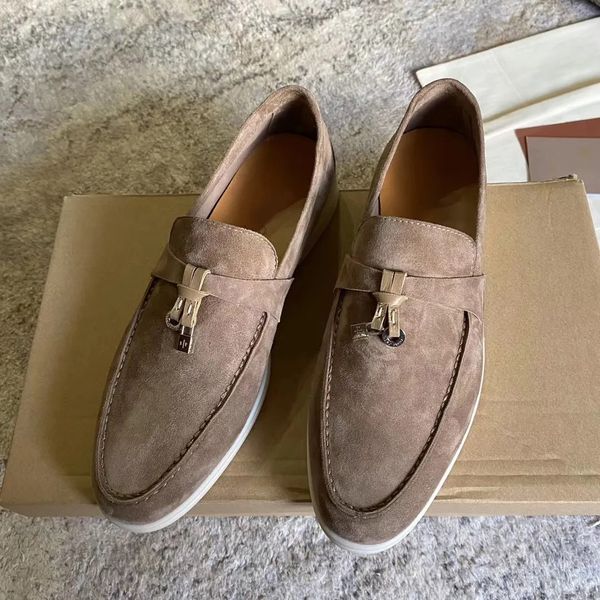 new season suede leather mens shoes women loro walk sneakers punching tassels lock designer flats leisure dress loafers official plus36-46, Black
new season suede leather mens shoes women loro walk sneakers punching tassels lock designer flats leisure dress loafers official plus36-46, Black