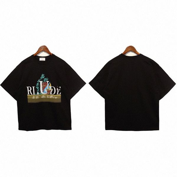 rhude2023 spring and summer new american-style high street retro men's logo personalized letter printed short-sleeved t-shirt 15mr#, White;black
rhude2023 spring and summer new american-style high street retro men's logo personalized letter printed short-sleeved t-shirt 15mr#, White;black