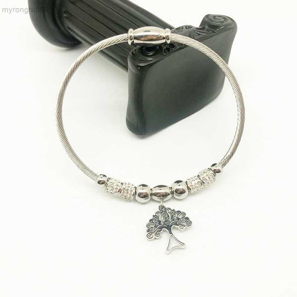 bangle new diy handmade beaded bracelet creative life tree pendant stainless steel nje5, Black
bangle new diy handmade beaded bracelet creative life tree pendant stainless steel nje5, Black