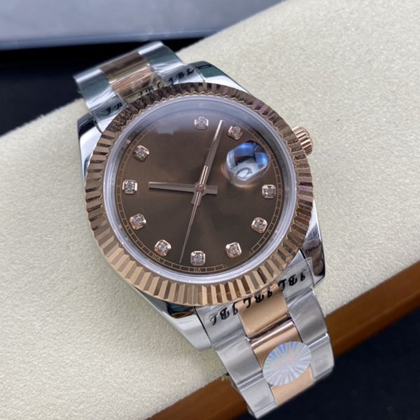 Designer Men's Watch 41mm/36mm Women's Diamond Watch Leaf Dial Automatic Movement Waterproof Sapphire Montre de Luxe Couple Gift Watch
Designer Men's Watch 41mm/36mm Women's Diamond Watch Leaf Dial Automatic Movement Waterproof Sapphire Montre de Luxe Couple Gift Watch