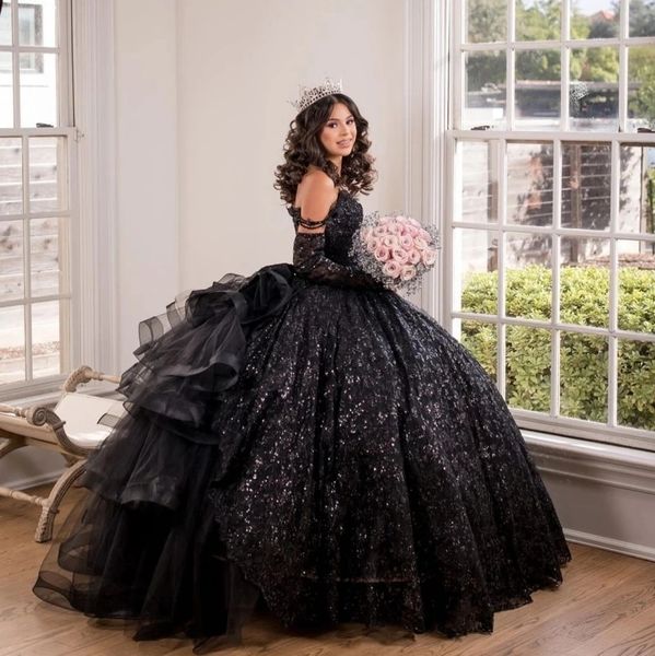 vintage black vestido de 15 anos quinceanera dresses gillter ruffles lace-up corset gothic sweet 16 birthday wear party dress, Blue;red
vintage black vestido de 15 anos quinceanera dresses gillter ruffles lace-up corset gothic sweet 16 birthday wear party dress, Blue;red