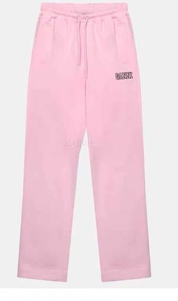 23ss ganni women designer pants fashion classic solid letter straight sleeve sports casual pants, Black;white
23ss ganni women designer pants fashion classic solid letter straight sleeve sports casual pants, Black;white