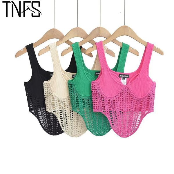 camisoles tanks getspring women camis 2023 spring summer hollow out knitted corset camisole sleeveless backless short tank fashion 230407, Black;white
camisoles tanks getspring women camis 2023 spring summer hollow out knitted corset camisole sleeveless backless short tank fashion 230407, Black;white