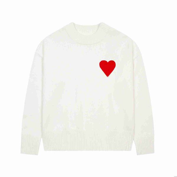 amis paris fashion mens designer amies knitted sweater embroidered red heart solid color big love round neck short sleeve a t-shirt for men, White;black
amis paris fashion mens designer amies knitted sweater embroidered red heart solid color big love round neck short sleeve a t-shirt for men, White;black