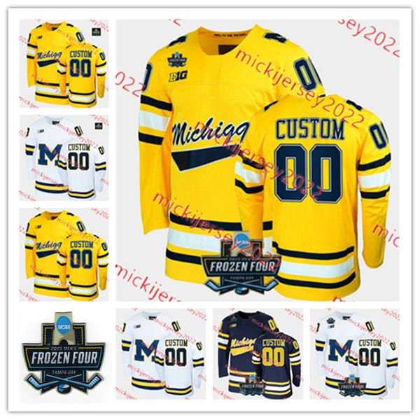 2023 men's frozen four michigan hockey jersey tony calderone cooper marody thomas bordeleau michael pastujov garrett van wyhe hayden la, Black
2023 men's frozen four michigan hockey jersey tony calderone cooper marody thomas bordeleau michael pastujov garrett van wyhe hayden la, Black