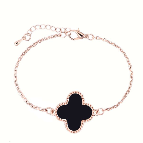 Designer Van Clee jewelry Clover Bracelet Classic fashion New Four Leaf Grass Single Bracelets Women's Versatile Fashion Simple Style Christmas gift jewelry
Designer Van Clee jewelry Clover Bracelet Classic fashion New Four Leaf Grass Single Bracelets Women's Versatile Fashion Simple Style Christmas gift jewelry