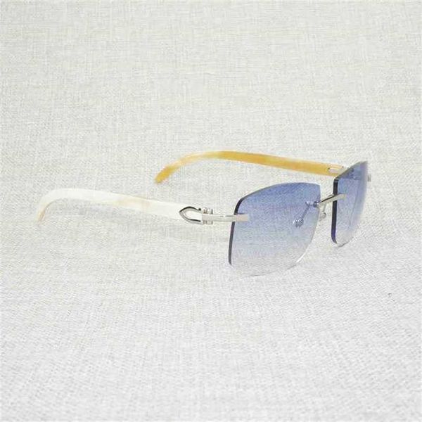 2023 designer glasses model vintage white buffalo horn oversize men natural wood shades rimless eyewear for driving outdoor oculos gafas fv5, White;black
2023 designer glasses model vintage white buffalo horn oversize men natural wood shades rimless eyewear for driving outdoor oculos gafas fv5, White;black