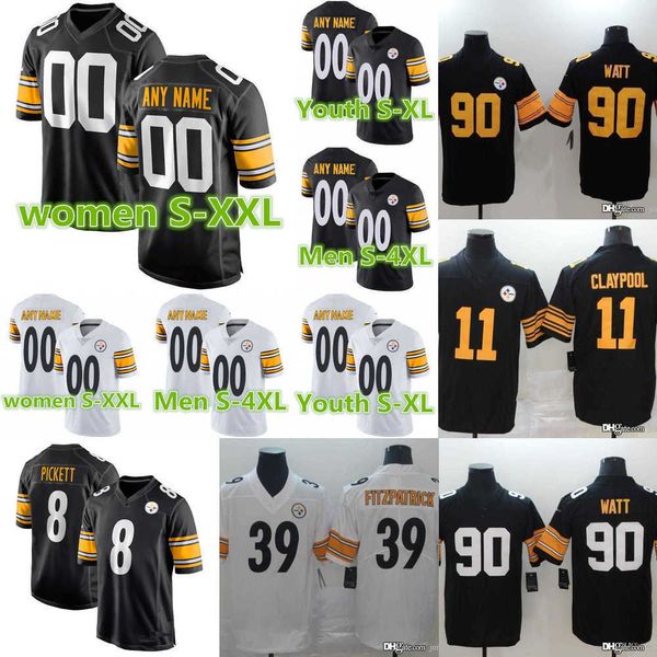 8 kenny pickett jersey pittsburgh''steelers''men women youth 7 ben roethlisberger 10 mitchell trubisky 39 minkah fitzpat, Black;red
8 kenny pickett jersey pittsburgh''steelers''men women youth 7 ben roethlisberger 10 mitchell trubisky 39 minkah fitzpat, Black;red