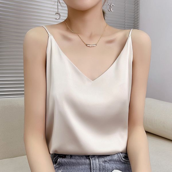 camisoles tanks summer shiny v-neck women's satin harajuku t-shirt sleeveless fashion silk women's t-shirt casual women's lux, Black;white
camisoles tanks summer shiny v-neck women's satin harajuku t-shirt sleeveless fashion silk women's t-shirt casual women's lux, Black;white