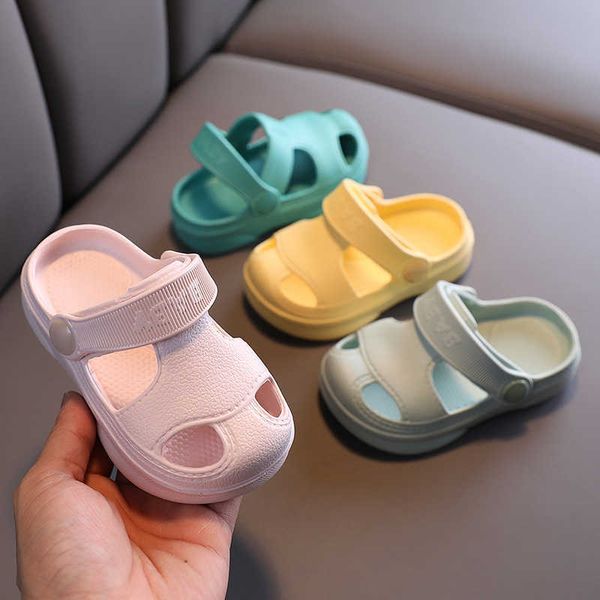 slipper baby shoes summer hole non-slip soft floor toddler sandals boys girl kids casual candy color roman beach slippers y2304, Black;grey
slipper baby shoes summer hole non-slip soft floor toddler sandals boys girl kids casual candy color roman beach slippers y2304, Black;grey