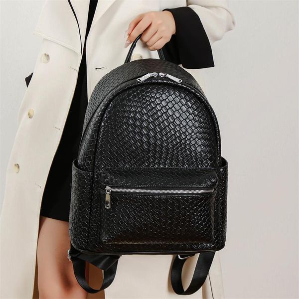 Ladies shoulder bag 3 colors college style solid color Joker student backpacks street fashion leather leisure travel backpack simple woven fashion handbag 10036#, White-10036#
Ladies shoulder bag 3 colors college style solid color Joker student backpacks street fashion leather leisure travel backpack simple woven fashion handbag 10036#, White-10036#