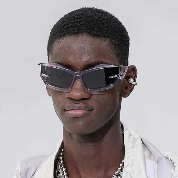 europe and the united states futuristic technology sunglasses y2k street ssunglasses men and women sunglasses 0411, White;black
europe and the united states futuristic technology sunglasses y2k street ssunglasses men and women sunglasses 0411, White;black