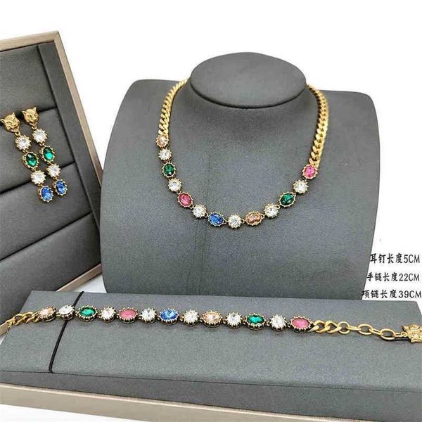 design necklace set gug's earrings, necklaces, color diamonds, high-grade fashion jewelry, jewelry and accessories factory direct sales, Black
design necklace set gug's earrings, necklaces, color diamonds, high-grade fashion jewelry, jewelry and accessories factory direct sales, Black
