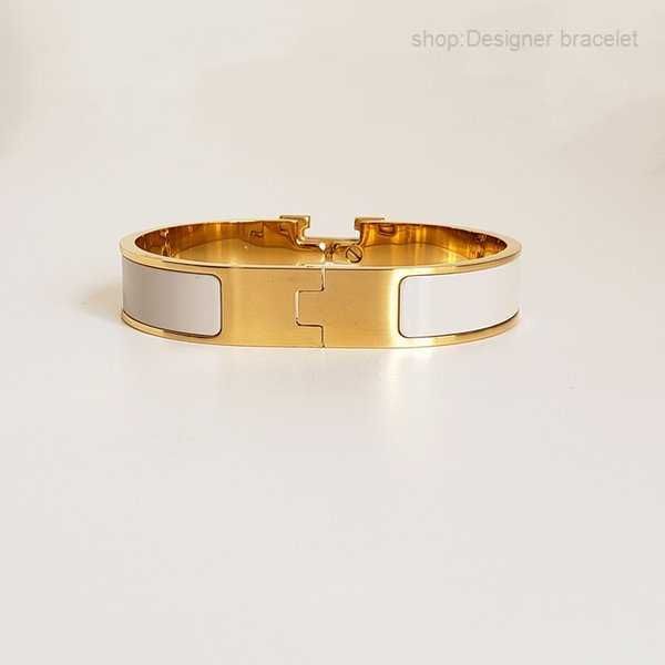 bangle classic h bracelet 18k gold for men enamel women cuff lover's 12mm wide with gift bag 5 snnw, Black
bangle classic h bracelet 18k gold for men enamel women cuff lover's 12mm wide with gift bag 5 snnw, Black