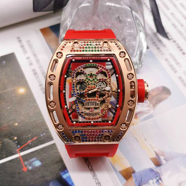 luxury milles square skull watch men's richards same outdoor personality large dial waterproof fully automatic hollow out mechanical wa, Slivery;black
luxury milles square skull watch men's richards same outdoor personality large dial waterproof fully automatic hollow out mechanical wa, Slivery;black