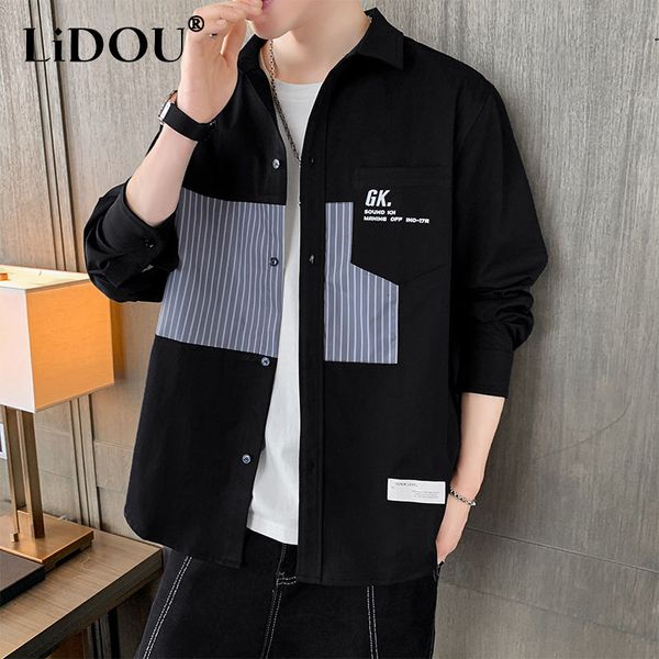 men s casual shirts autumn winter korean fashion trend blouse man simple loose all match shirt long sleeve streetwear clothes male 230407, White;black
men s casual shirts autumn winter korean fashion trend blouse man simple loose all match shirt long sleeve streetwear clothes male 230407, White;black