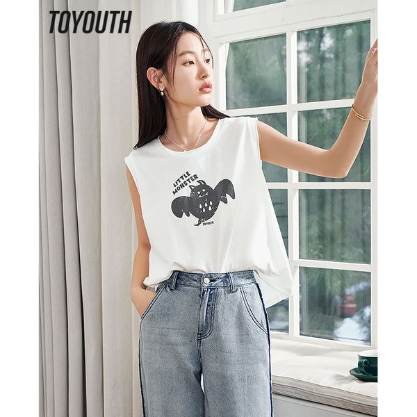 camisoles tanks toyouth women vest 2023 summer sleeveless o neck loose tees litter monster print y2k fashion chic casual streetwear 230407, Black;white
camisoles tanks toyouth women vest 2023 summer sleeveless o neck loose tees litter monster print y2k fashion chic casual streetwear 230407, Black;white