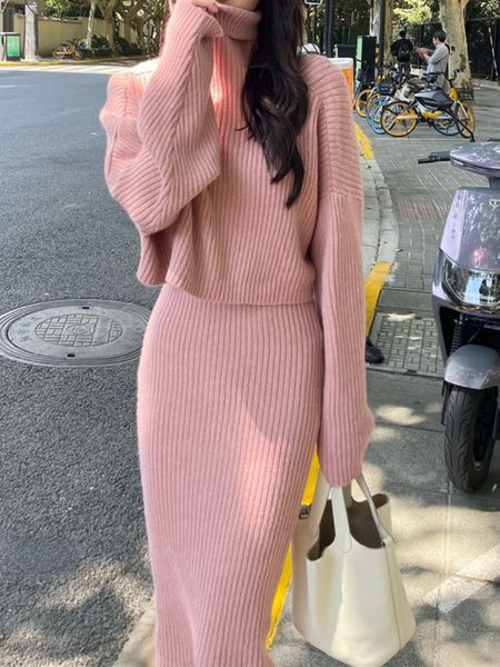 two piece dress women's dress knitted dress autumn wool dress set two piece women's coat long sleeve sweater 230407, White
two piece dress women's dress knitted dress autumn wool dress set two piece women's coat long sleeve sweater 230407, White