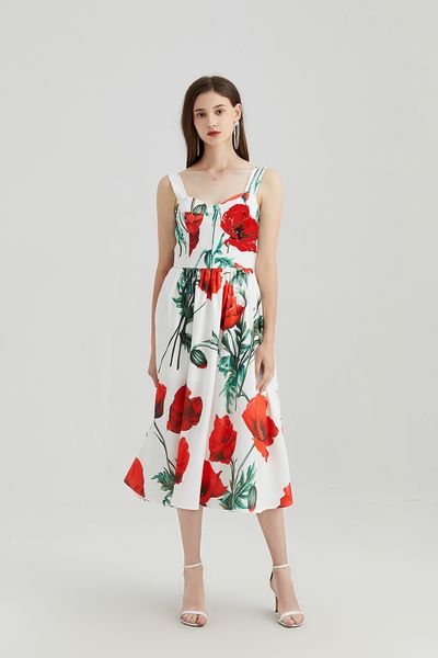 2023 casual dresses summer fashion runway vacation tank dress women's spaghetti strap strawberry flower print party midi vestidos, Black;gray
2023 casual dresses summer fashion runway vacation tank dress women's spaghetti strap strawberry flower print party midi vestidos, Black;gray