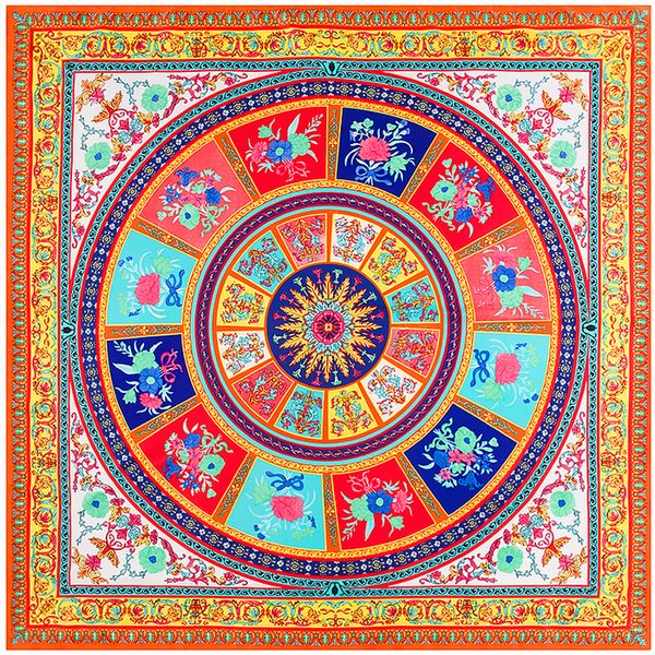 sarongs 130cm brand design bohemia winter scarf women shawls big square scarf twill 100% silk scarves for ladies fashion hijab bandanna 2304, Blue;gray
sarongs 130cm brand design bohemia winter scarf women shawls big square scarf twill 100% silk scarves for ladies fashion hijab bandanna 2304, Blue;gray
