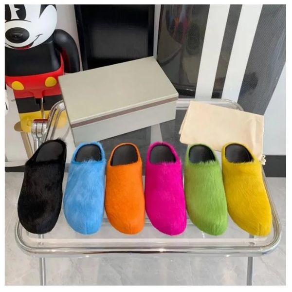 sabot marn horse hair slippers mens womens fur furry sandals designer fashion fussbett flat heel mules loafers comfortable home outdoor sand, Black
sabot marn horse hair slippers mens womens fur furry sandals designer fashion fussbett flat heel mules loafers comfortable home outdoor sand, Black
