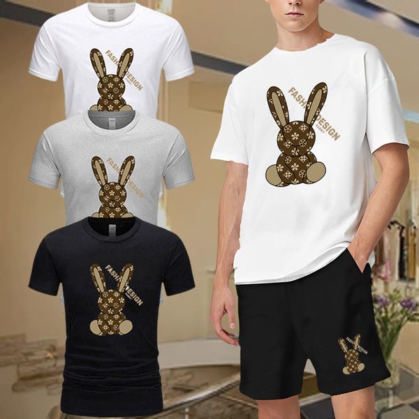 mens tshirts men cotton t shirt luxury tee shirts print fashion short sleeve pants set streetwear shorts or sweatpants 230406, White;black
mens tshirts men cotton t shirt luxury tee shirts print fashion short sleeve pants set streetwear shorts or sweatpants 230406, White;black