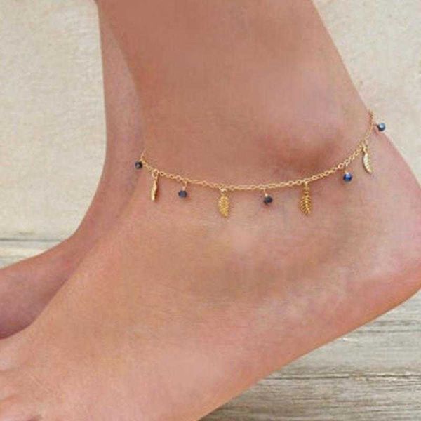 anklets new bohemia beach barefoot sandals anklet chain crystal leaf pendant foot bracelet fashion jewelry for women ankle bracelet aa230406, Red;blue
anklets new bohemia beach barefoot sandals anklet chain crystal leaf pendant foot bracelet fashion jewelry for women ankle bracelet aa230406, Red;blue