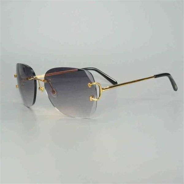 2023 designer glasses new rimless luxury spring de sol fashion shades men glasses frame decroation sunglasses ladies, White;black
2023 designer glasses new rimless luxury spring de sol fashion shades men glasses frame decroation sunglasses ladies, White;black