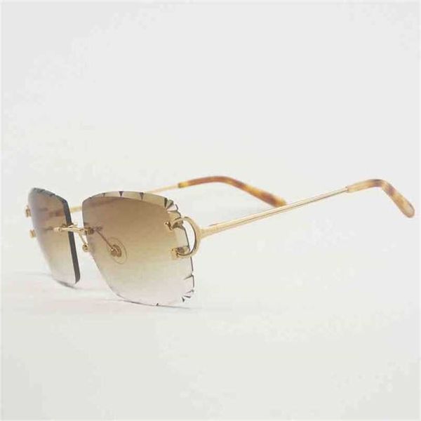 2023 designer glasses new vintage diamonds cutting rimless sunglasses men oversize c wire eyewear women for summer clear glasses metal frame, White;black
2023 designer glasses new vintage diamonds cutting rimless sunglasses men oversize c wire eyewear women for summer clear glasses metal frame, White;black