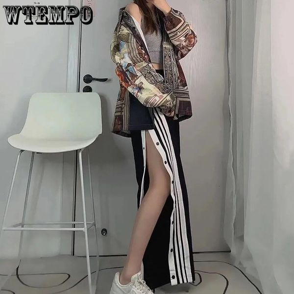 womens pants capris wtempo womens summer joggers thin side split button wide leg pants loose stripe casual elastic high waist sweatpants str, Black;white
womens pants capris wtempo womens summer joggers thin side split button wide leg pants loose stripe casual elastic high waist sweatpants str, Black;white
