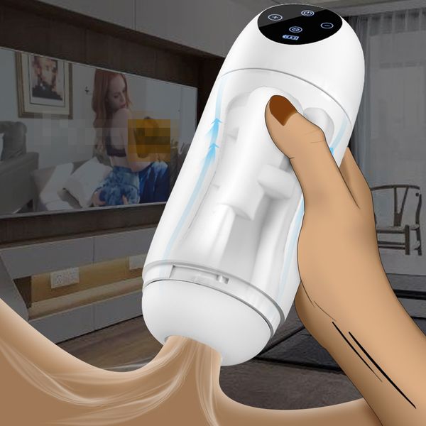 pyjamas real sucking masturbator male blowjob masturbators with strong suction powerful vibrating toys for men masturba, Black;white
pyjamas real sucking masturbator male blowjob masturbators with strong suction powerful vibrating toys for men masturba, Black;white