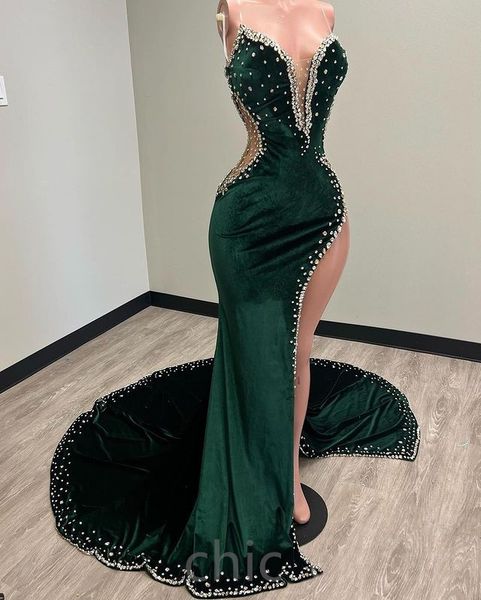 2023 arabic aso ebi beaded crystals prom dress dark green mermaid evening formal party second reception birthday engagement gowns dresses ro, Black
2023 arabic aso ebi beaded crystals prom dress dark green mermaid evening formal party second reception birthday engagement gowns dresses ro, Black