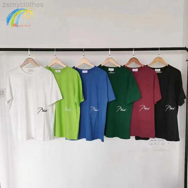 men's t-shirts men women casual wine red fluorescent green rhude t-shirt summer streetwear oversized classic embroidered rhude tee, White;black
men's t-shirts men women casual wine red fluorescent green rhude t-shirt summer streetwear oversized classic embroidered rhude tee, White;black