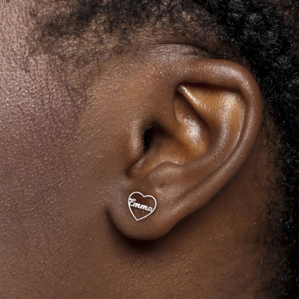 hoop huggie heart name earrings for women personalized circle stud unique gift for her 230407, Golden;silver
hoop huggie heart name earrings for women personalized circle stud unique gift for her 230407, Golden;silver