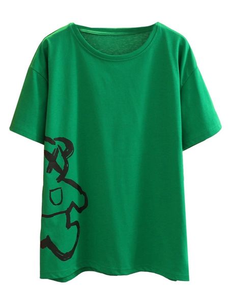 women's t-shirt plus size women's t-shirt 4xl cotton summer basic right side printed t-shirt short sleeve o-neck 230407, White
women's t-shirt plus size women's t-shirt 4xl cotton summer basic right side printed t-shirt short sleeve o-neck 230407, White