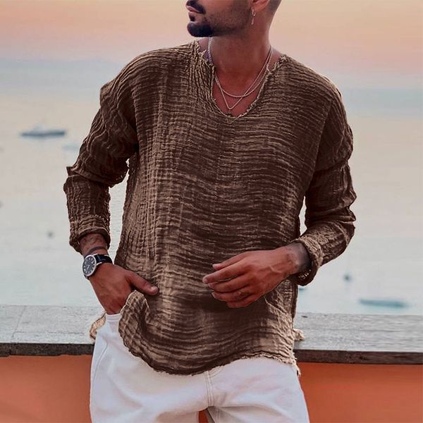 mens tshirts vintage pleated solid loose clothes spring summer casual o neck ripped t shirts streetwear leisure men pullovers 230406, White;black
mens tshirts vintage pleated solid loose clothes spring summer casual o neck ripped t shirts streetwear leisure men pullovers 230406, White;black