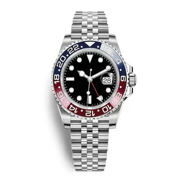 gmt roles mens watch all work automatic mechanical watches stainless steel blue red ceramic sapphire glass 40mm men watches wrist wristwatch, Silver
gmt roles mens watch all work automatic mechanical watches stainless steel blue red ceramic sapphire glass 40mm men watches wrist wristwatch, Silver