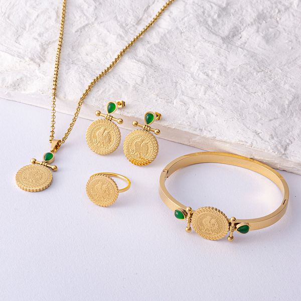 other jewelry sets luizada sep selling accessories wedding jewelry set for women portrait coin stainless steel with necklace earrings 230407, Silver
other jewelry sets luizada sep selling accessories wedding jewelry set for women portrait coin stainless steel with necklace earrings 230407, Silver