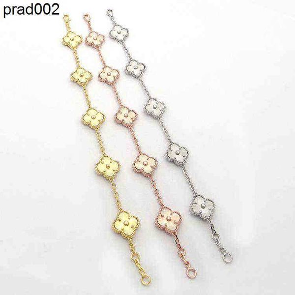 van clover bracelet luxury designer link chain bracelet four-leaf cleef clover womens fashion 18k gold bracelets jewelry u6 1, Golden;silver
van clover bracelet luxury designer link chain bracelet four-leaf cleef clover womens fashion 18k gold bracelets jewelry u6 1, Golden;silver