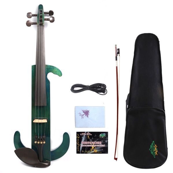 4/4 electric silent violin natural wood case bow nice tone #ev9
4/4 electric silent violin natural wood case bow nice tone #ev9
