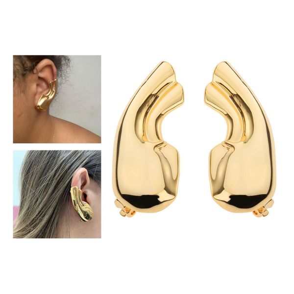ear cuff lobe clip on rings without piercing for women men gold color auricle punk 230406, Silver
ear cuff lobe clip on rings without piercing for women men gold color auricle punk 230406, Silver