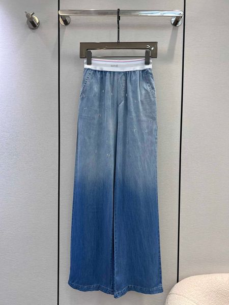 23ss designer women jeans slacks denim pants gradual color drill denim trousers wash denim blue gradient process trousers womens clothing
23ss designer women jeans slacks denim pants gradual color drill denim trousers wash denim blue gradient process trousers womens clothing