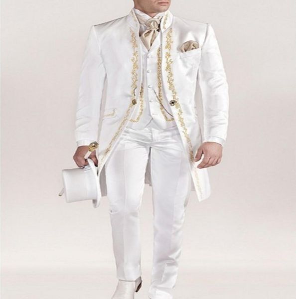 2018 vintage whiteblack prince style groomsmen suits stand collar groom wedding tuxedos men suits fomal wearjacketpantsvest7127151, Black;gray
2018 vintage whiteblack prince style groomsmen suits stand collar groom wedding tuxedos men suits fomal wearjacketpantsvest7127151, Black;gray