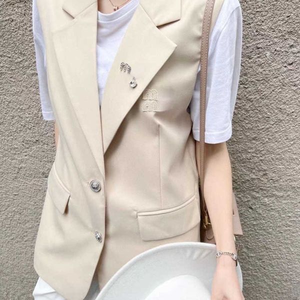 womens clothing trendy brand vest spring summer sleeveless suit designer tank fashion embroidered letters cardigan coat luxury diamond jacke, Black;white
womens clothing trendy brand vest spring summer sleeveless suit designer tank fashion embroidered letters cardigan coat luxury diamond jacke, Black;white