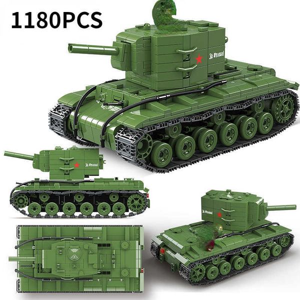 model kits military ww2 soviet kv-2 heavy tank building block 818pcs 1180pcs war vehicle army soldier weapon brick toys for children gifts p
model kits military ww2 soviet kv-2 heavy tank building block 818pcs 1180pcs war vehicle army soldier weapon brick toys for children gifts p
